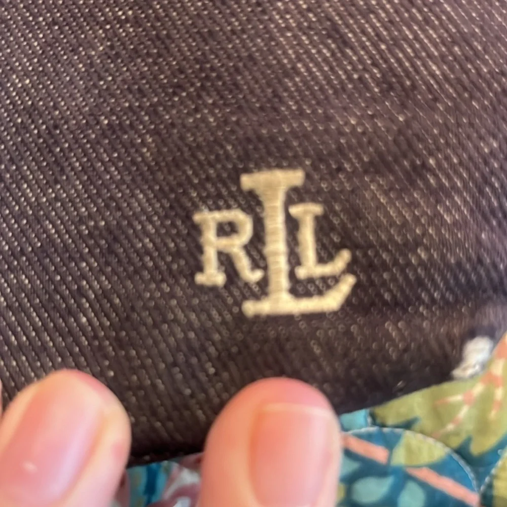 Lauren Ralph Lauren Denim Tote Bag